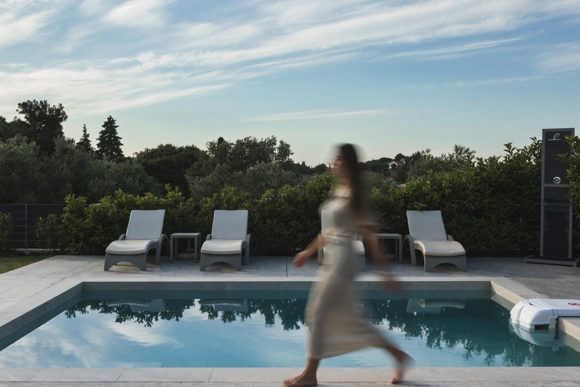 Binios Villa - Private Pool, Walking Distance From The Beach Vasilikí Buitenkant foto