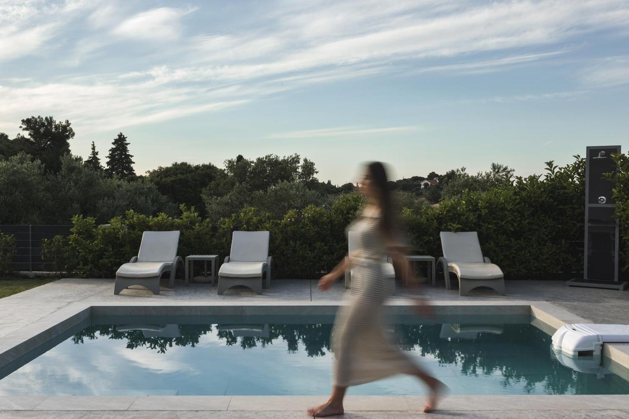 Binios Villa - Private Pool, Walking Distance From The Beach Vasilikí Buitenkant foto