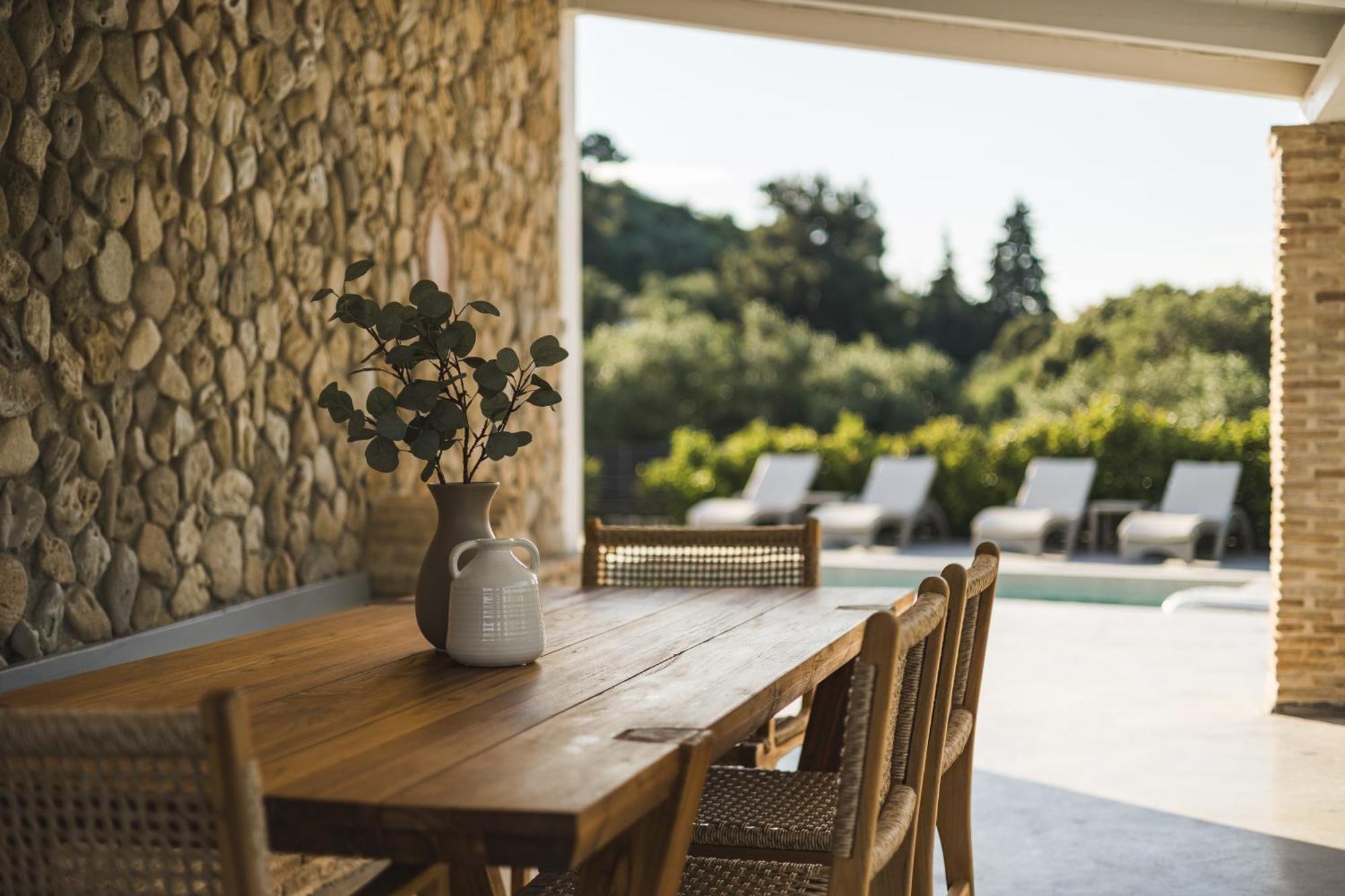 Binios Villa - Private Pool, Walking Distance From The Beach Vasilikí Buitenkant foto